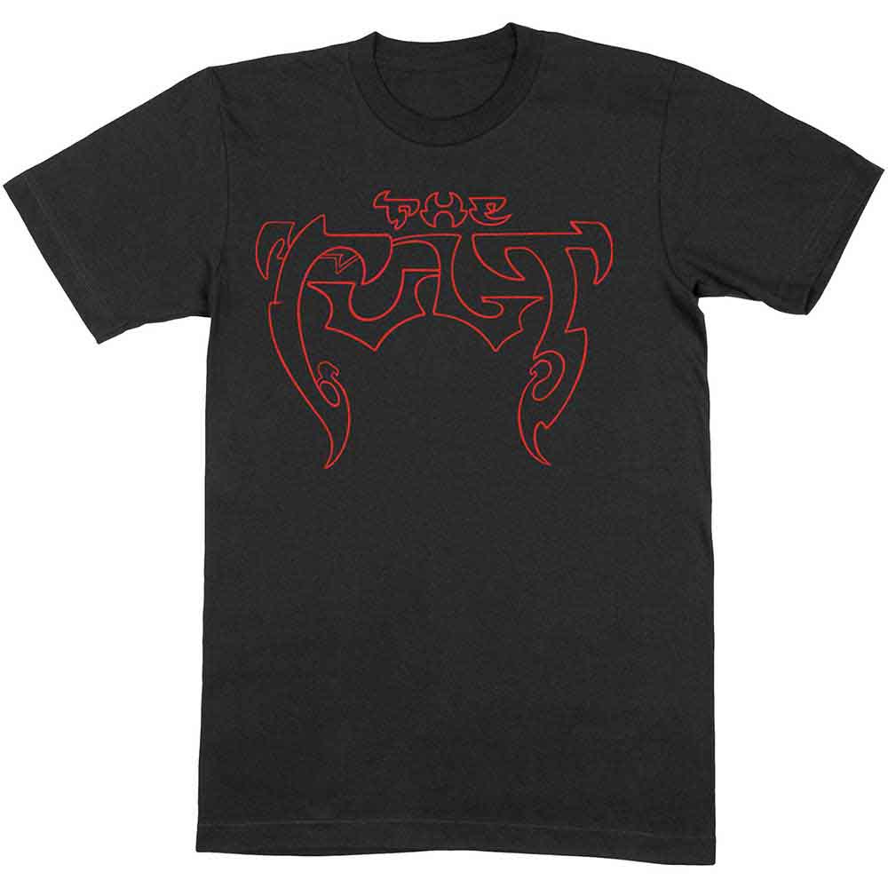 The Cult Unisex T-Shirt: Outline Logo (Black)