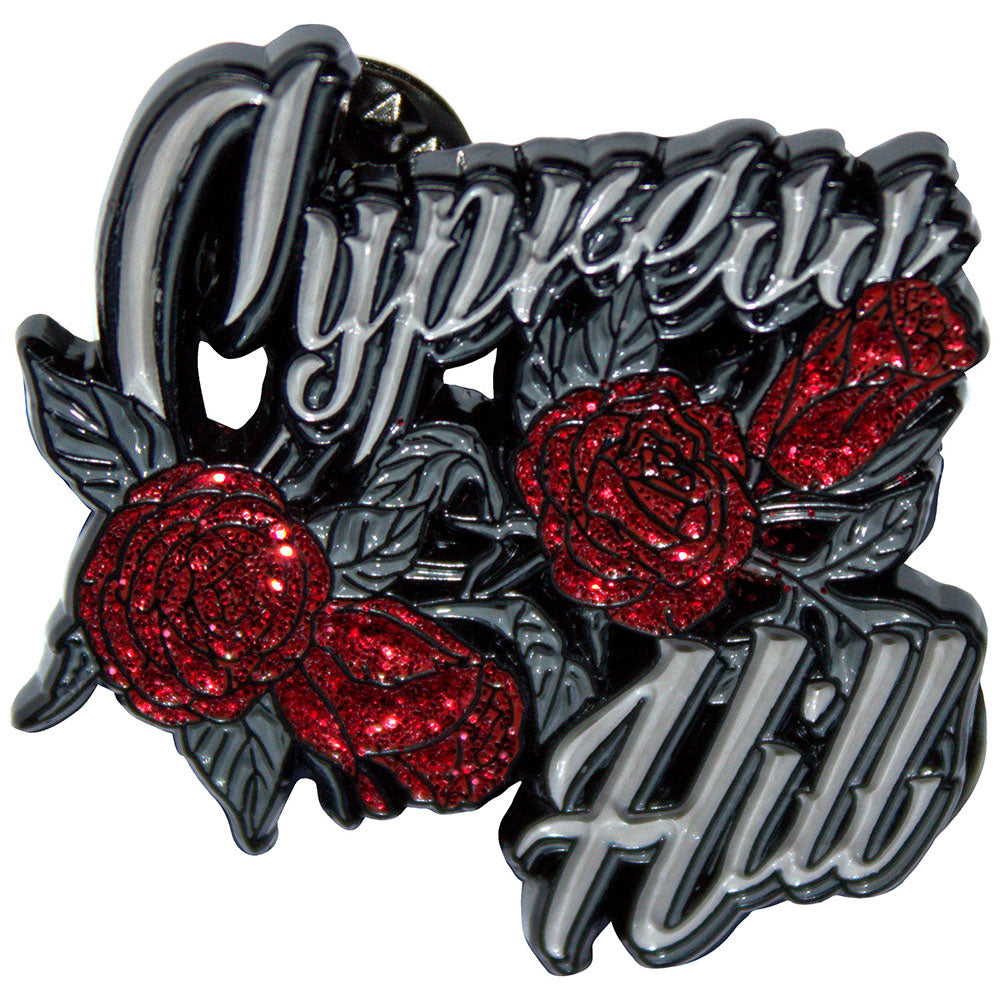 Cypress Hill Pin Badge: Roses Logo