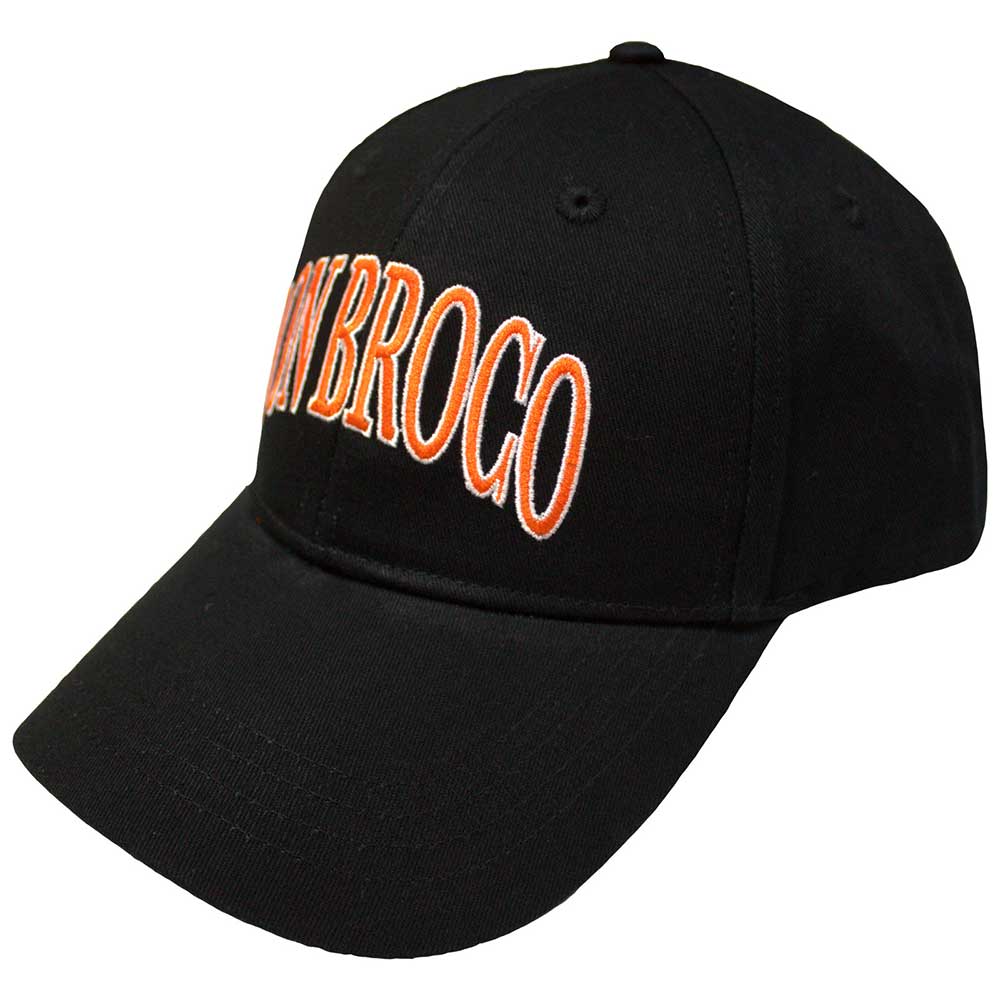 Don Broco Unisex Baseball Cap: Orange Logo (Black)