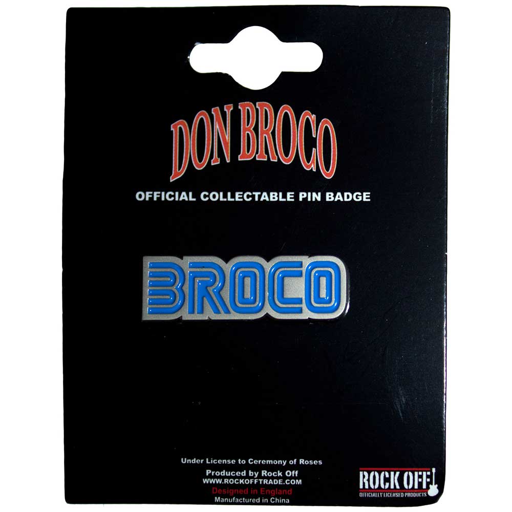 Don Broco Pin Badge: Blue Logo