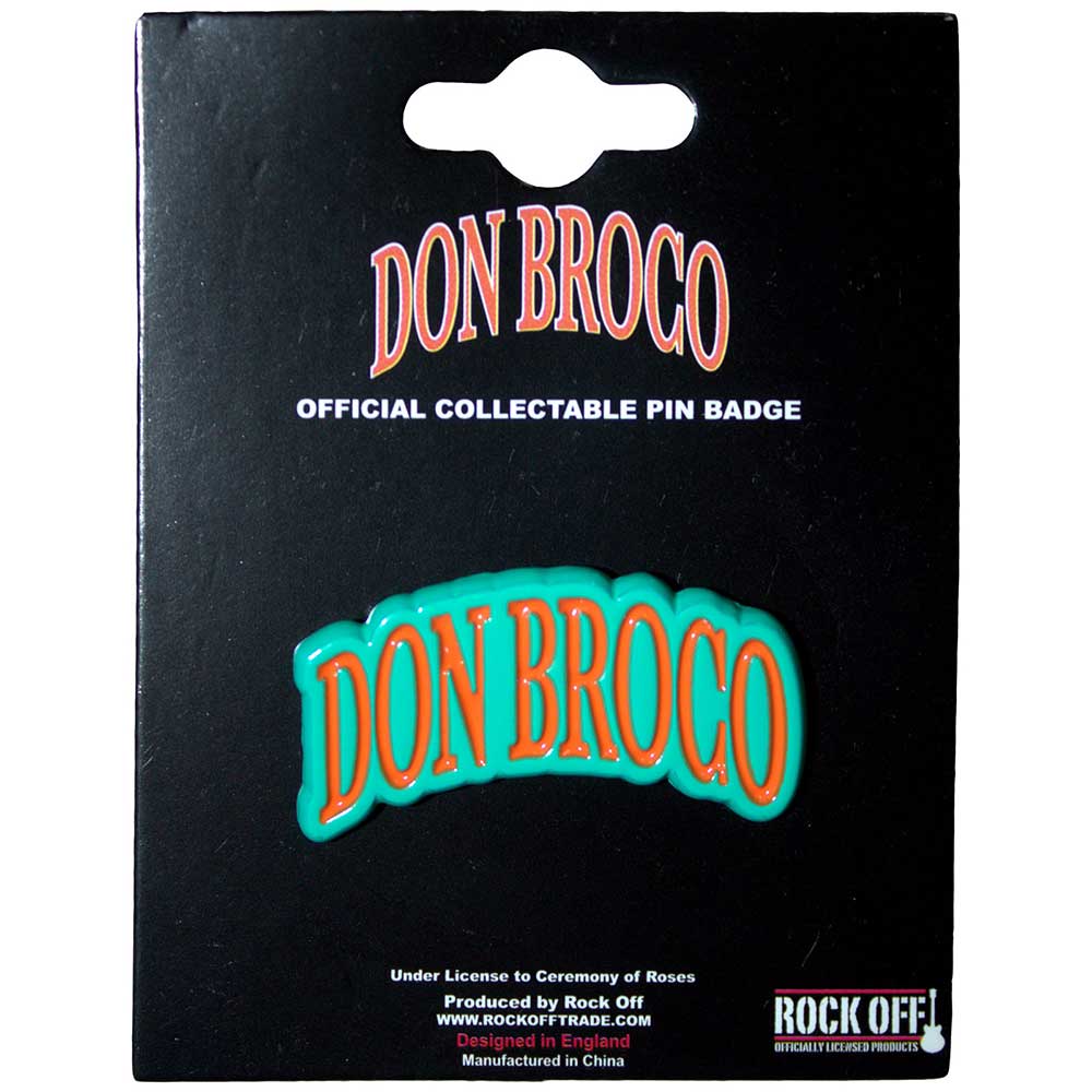 Don Broco Pin Badge: Orange Logo