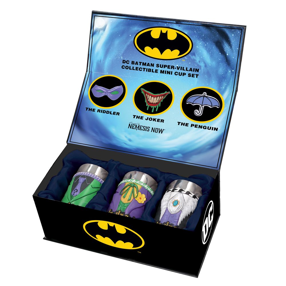 DC Super-Villain Collectible Mini Cup Set | Batman