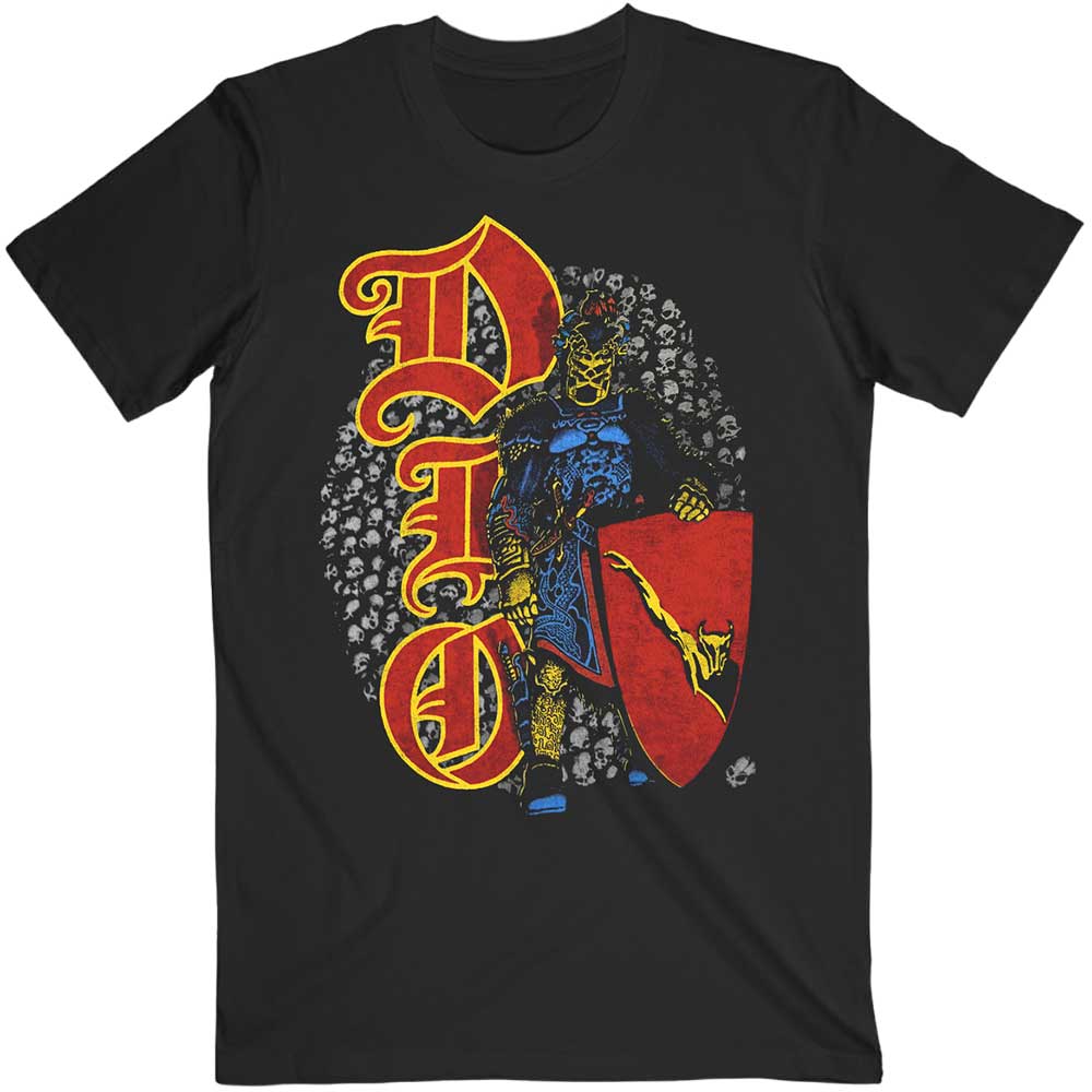 Dio Unisex T-Shirt: Skull Warrior (Black)