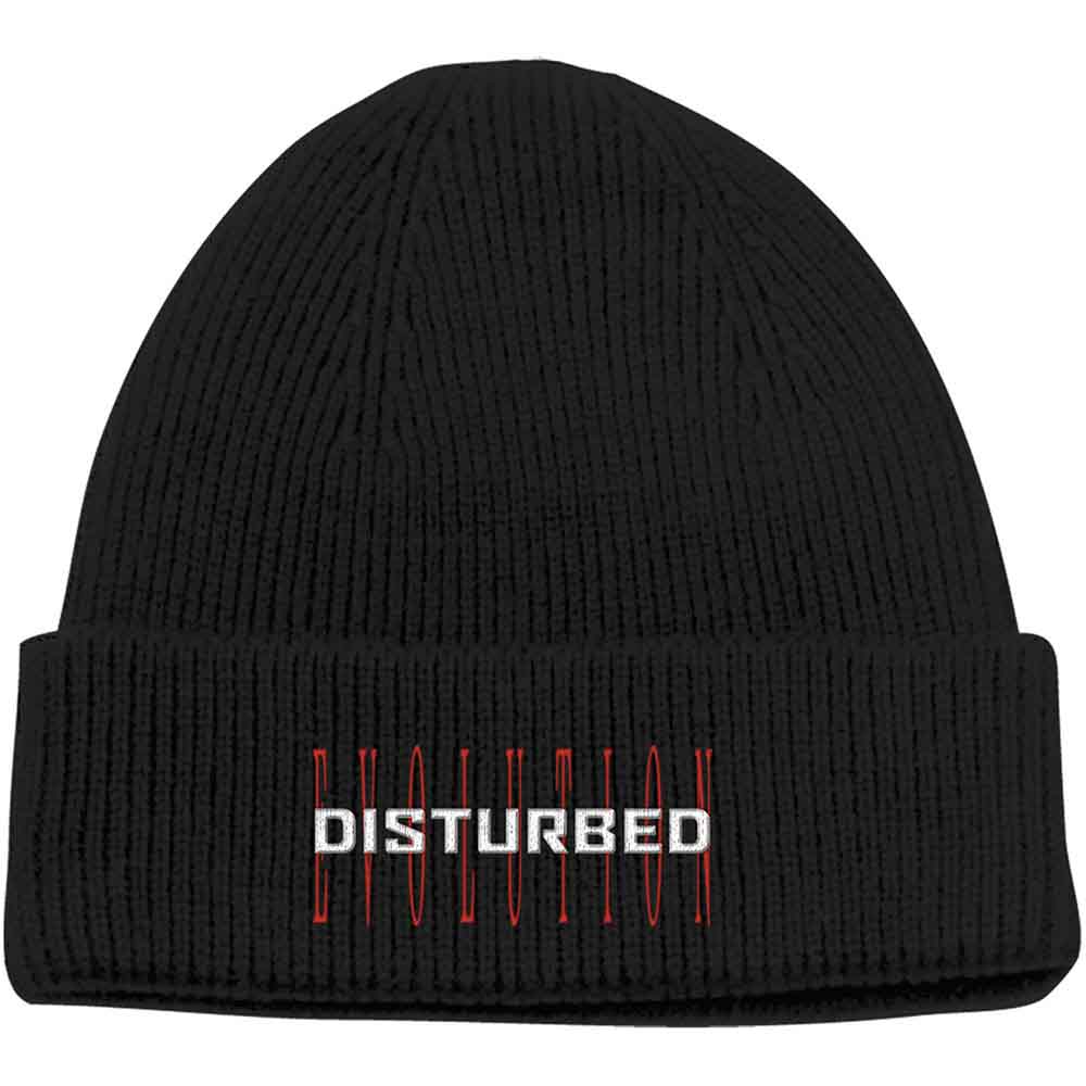 Disturbed Unisex Beanie Hat: Evolution (Black)