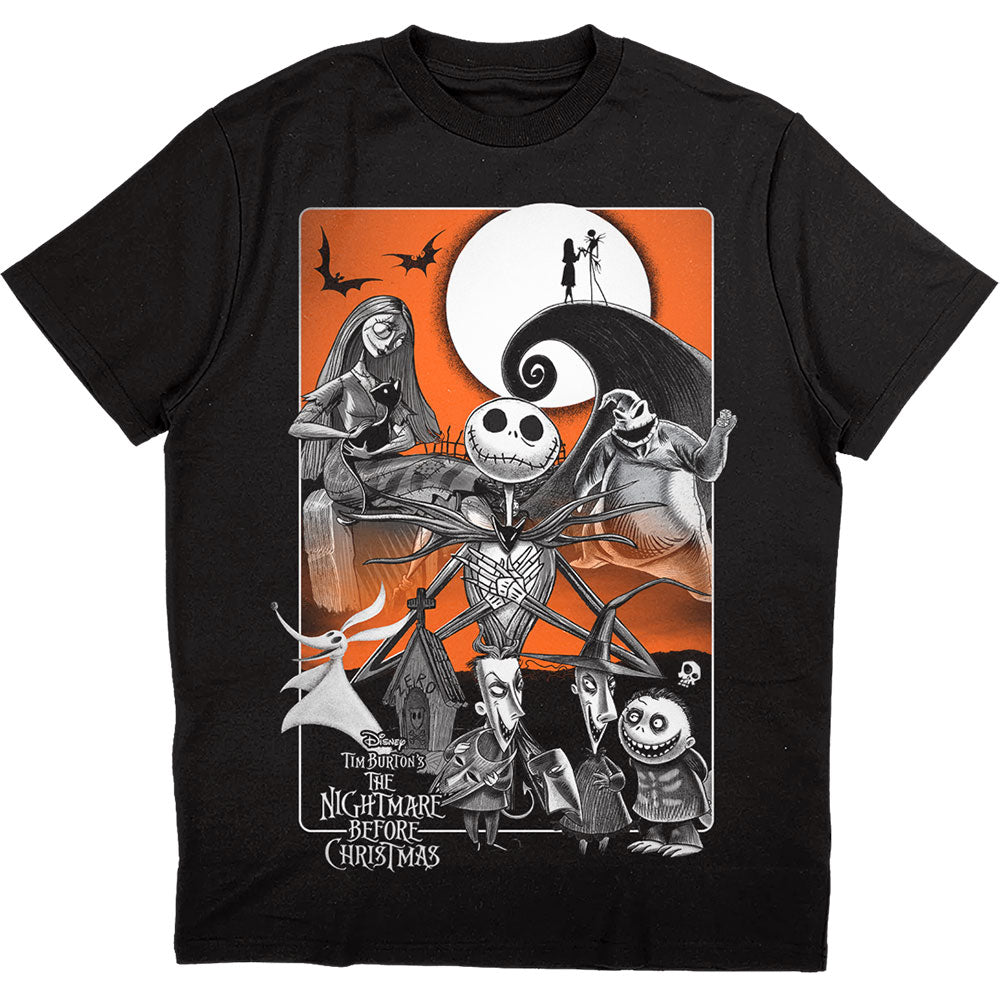 The Nightmare Before Christmas Orange Moon Unisex T-Shirt | Disney
