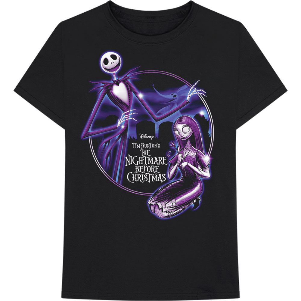 The Nightmare Before Christmas Purple Graveyard Unisex T-Shirt | Disney
