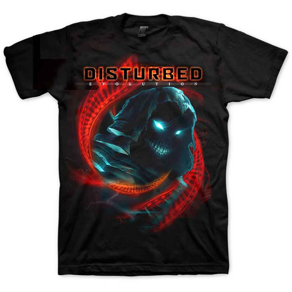 Disturbed Unisex T-Shirt: DNA Swirl (Black)