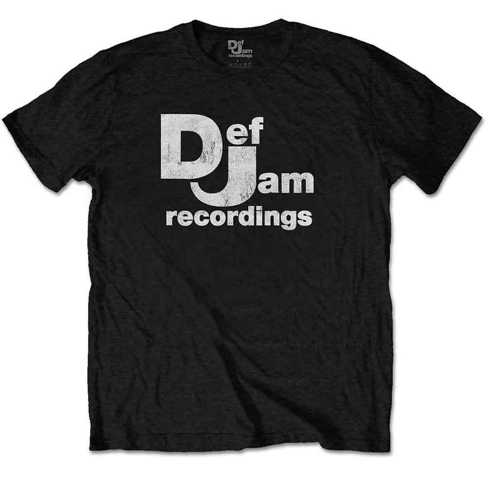 Def Jam Recordings Unisex T-Shirt: Classic Logo (Black)