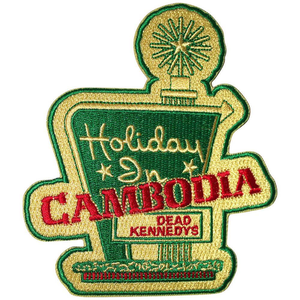 Dead Kennedys Standard Patch: Holiday In Cambodia