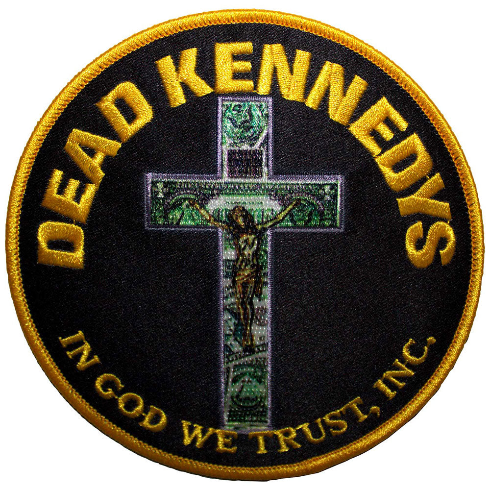 Dead Kennedys Standard Patch: In God We Trust Inc