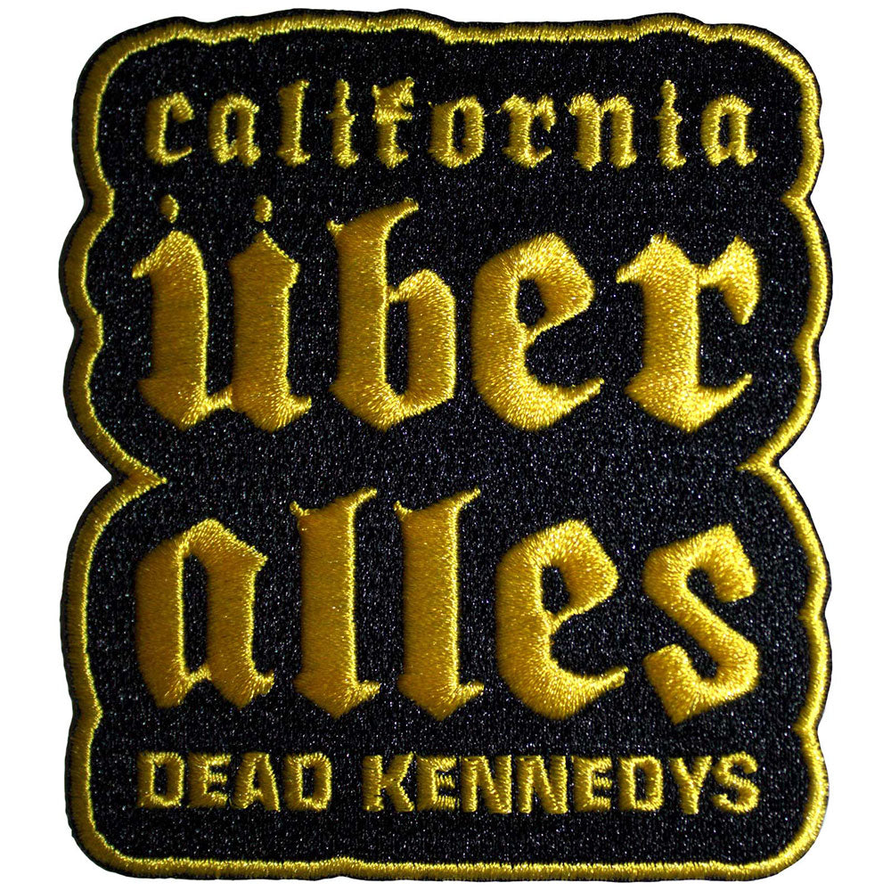 Dead Kennedys Standard Patch: California Uber Alles Yellow