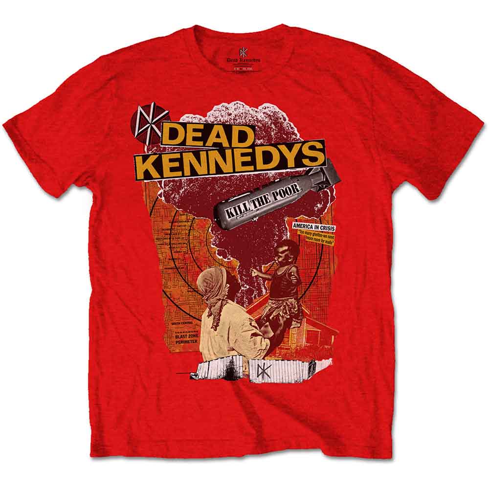 Dead Kennedys Unisex T-Shirt: Kill The Poor (Red)