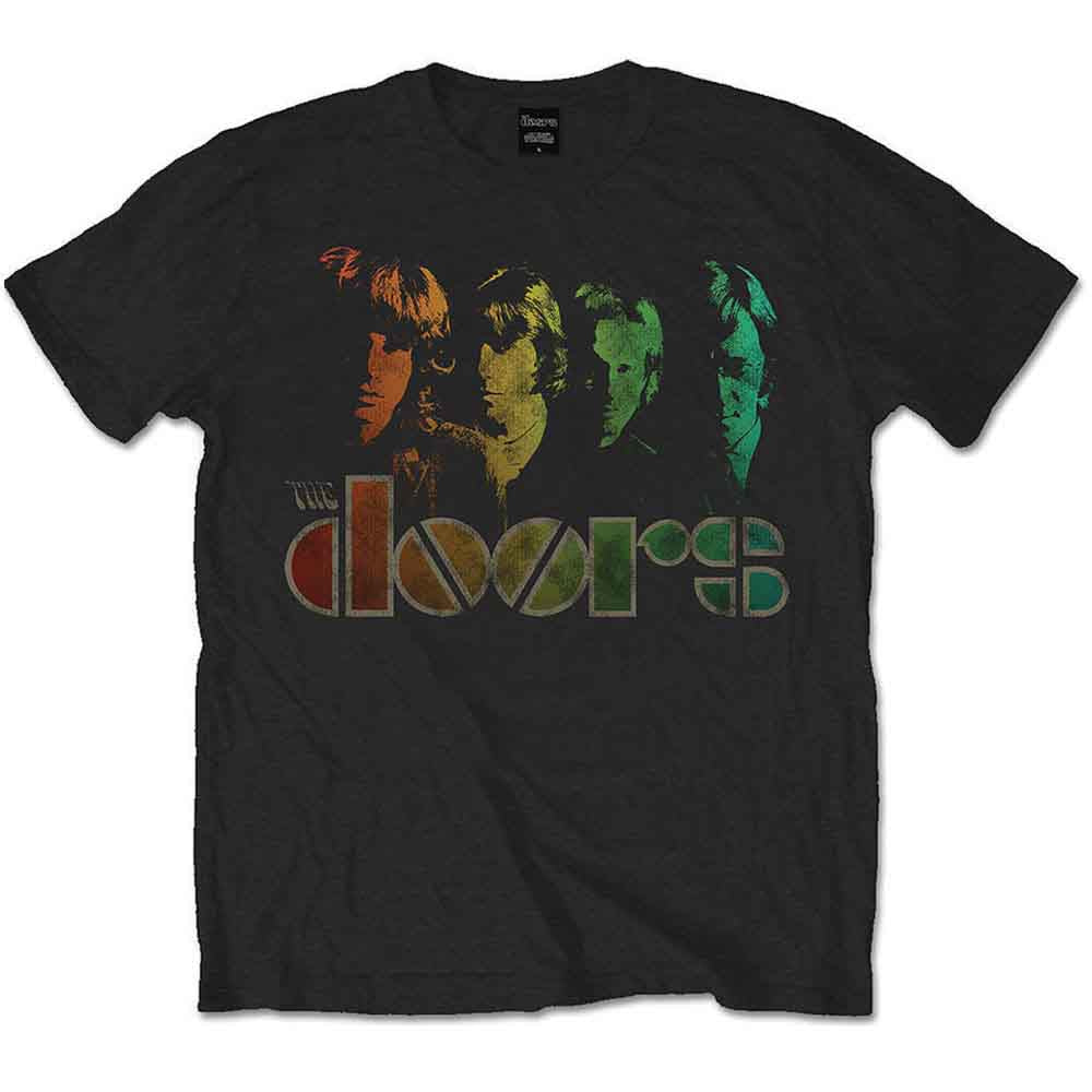 The Doors Unisex T-Shirt: Spectrum (Black)