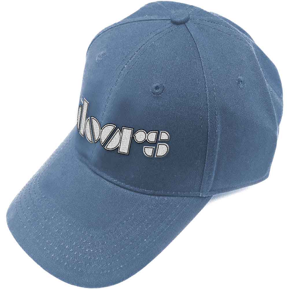 The Doors Unisex Baseball Cap: Logo (Denim Blue)