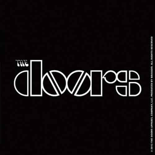 The Doors Single Cork Coaster: Logo