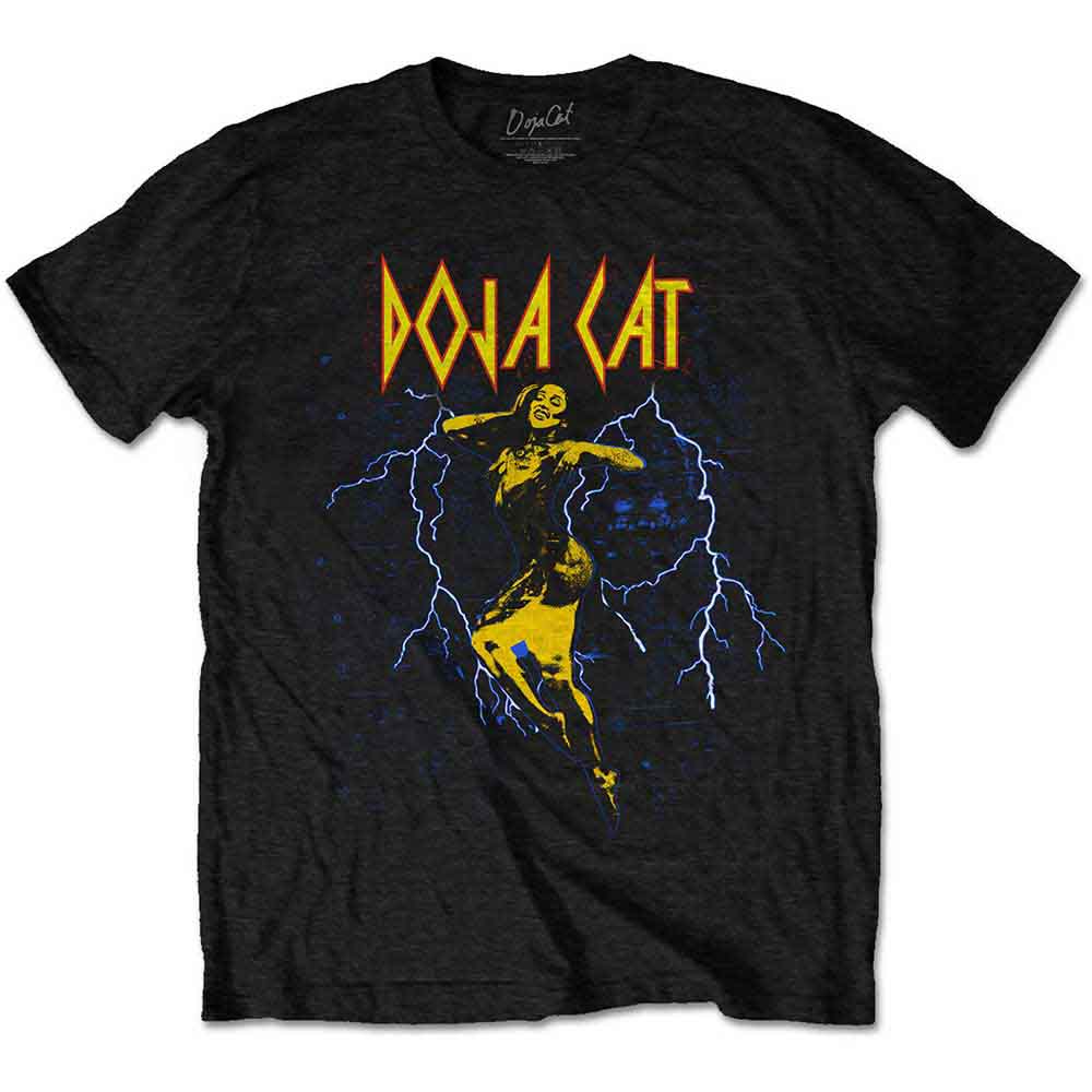 Doja Cat Unisex T-Shirt: Lightning Planet Her (Black)