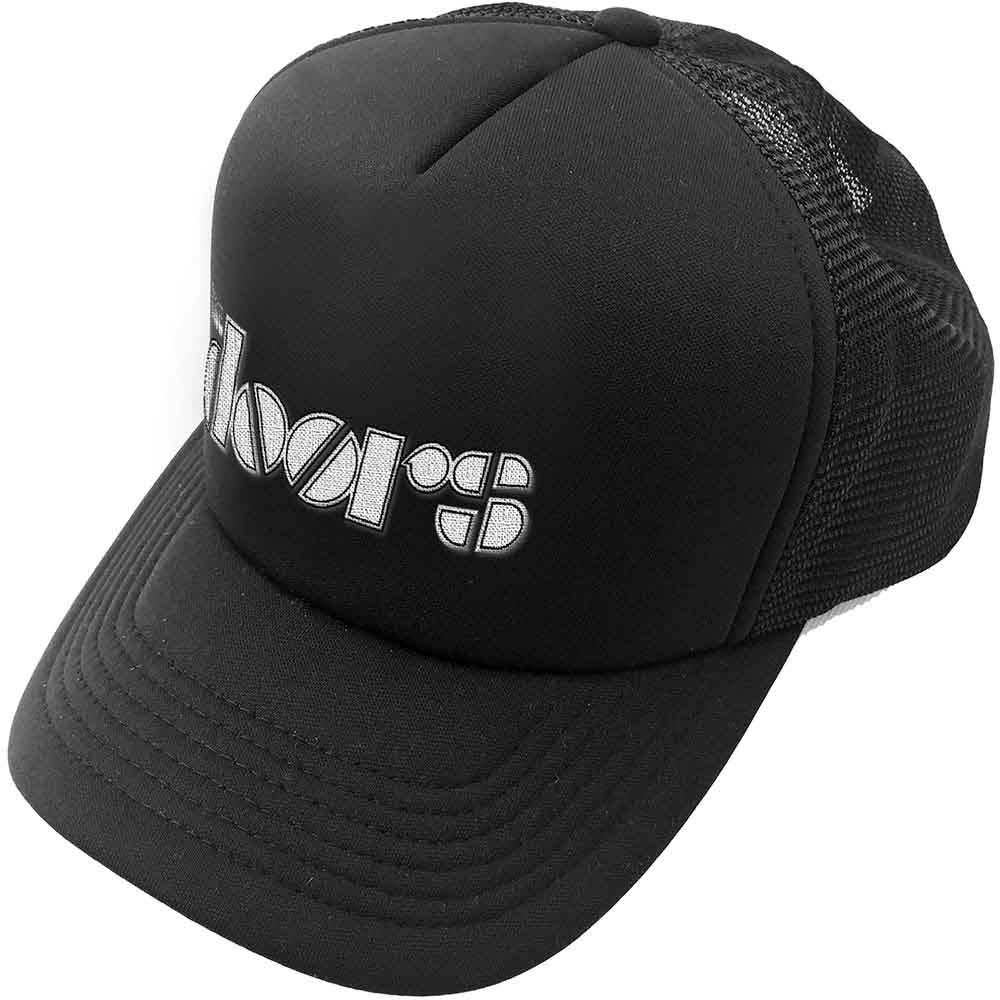 The Doors Unisex Mesh Back Cap: Logo (Black)