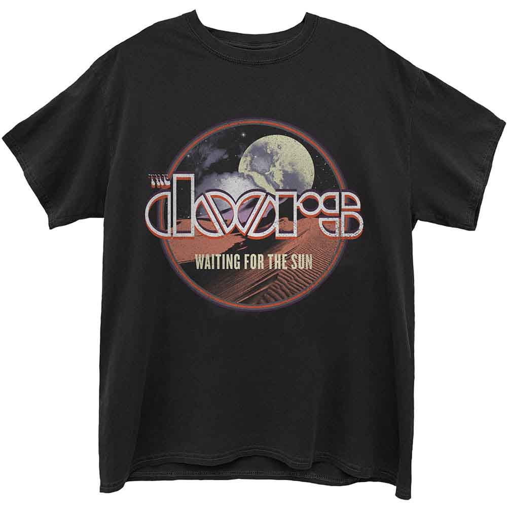 The Doors Unisex T-Shirt: Waiting For The Sun (Black)