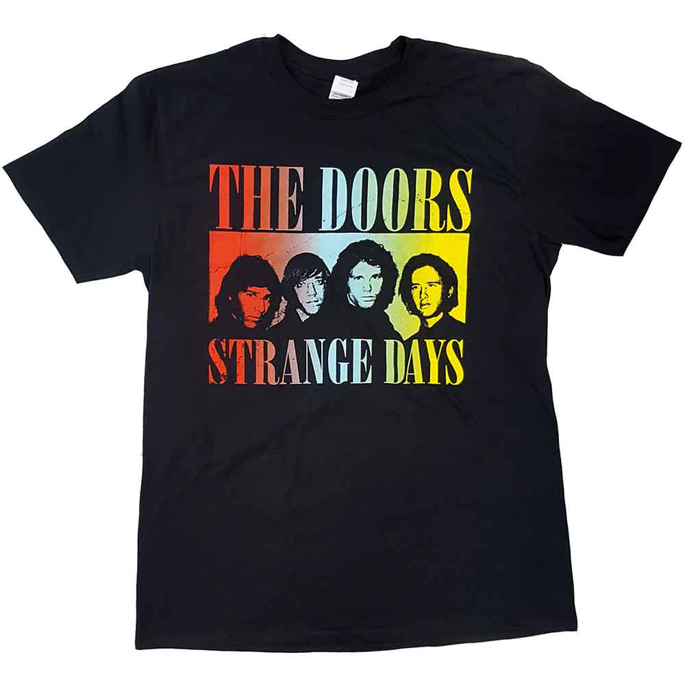 The Doors Unisex T-Shirt: Strange Days (Black)