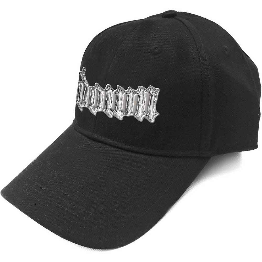 Down Unisex Baseball Cap: Sonic Silver Logo (Black)