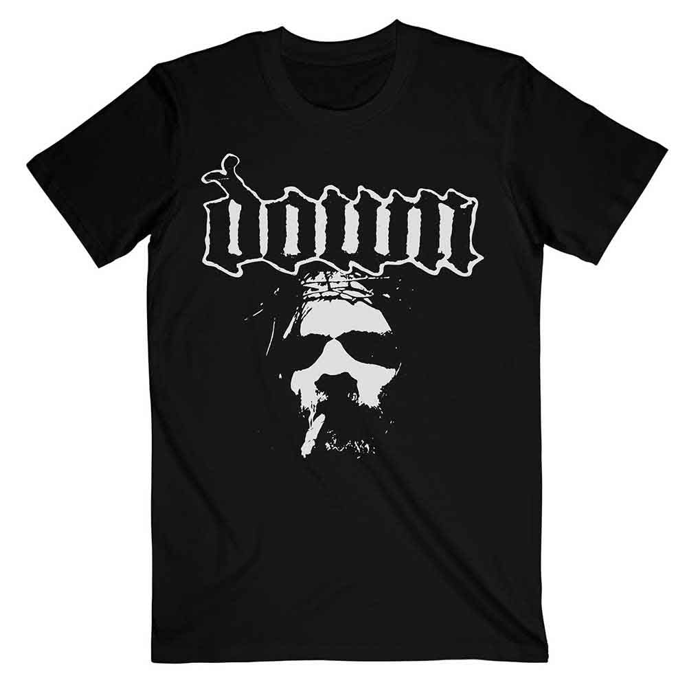 Down Unisex T-Shirt: Face (Black)