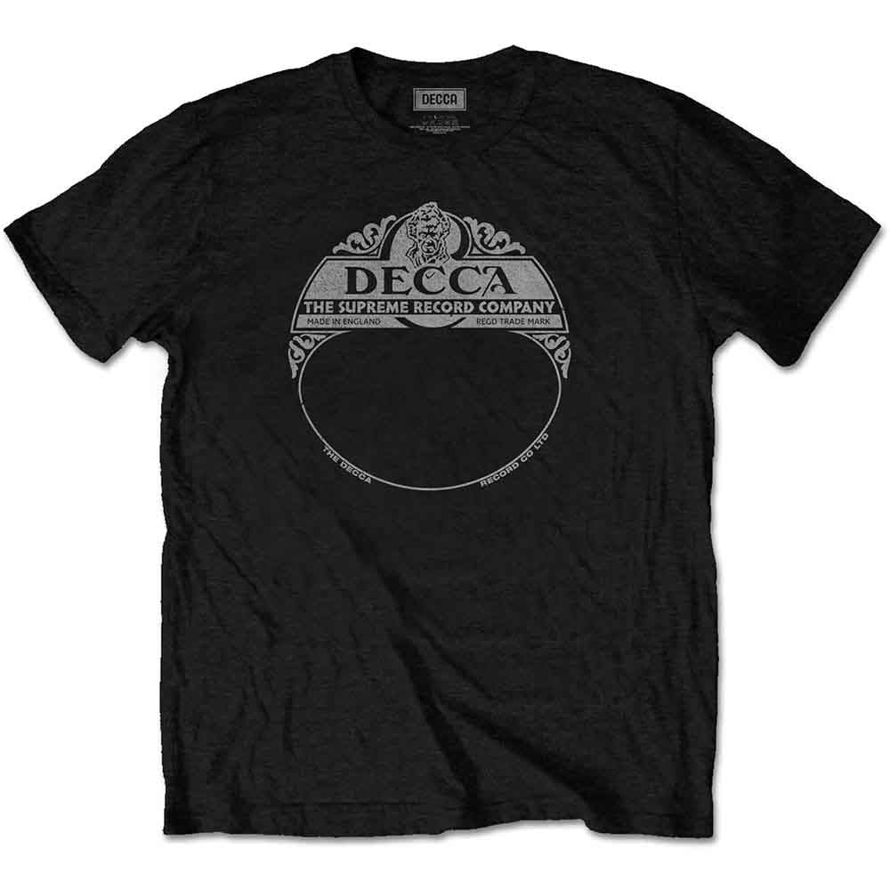 Decca Records Unisex T-Shirt: Supreme Label (Black)