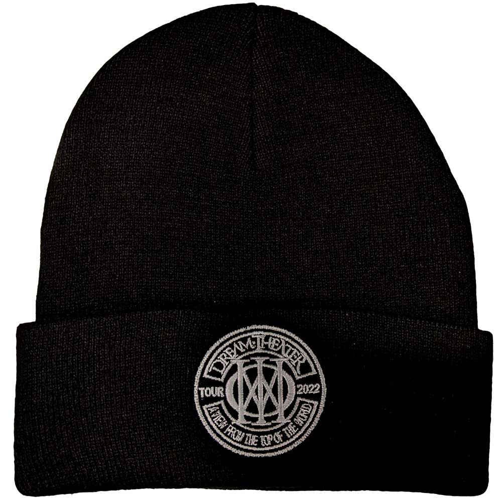 Dream Theater Unisex Beanie Hat: Top Of The World Tour 2022 Logo (Black) (Ex-Tour)