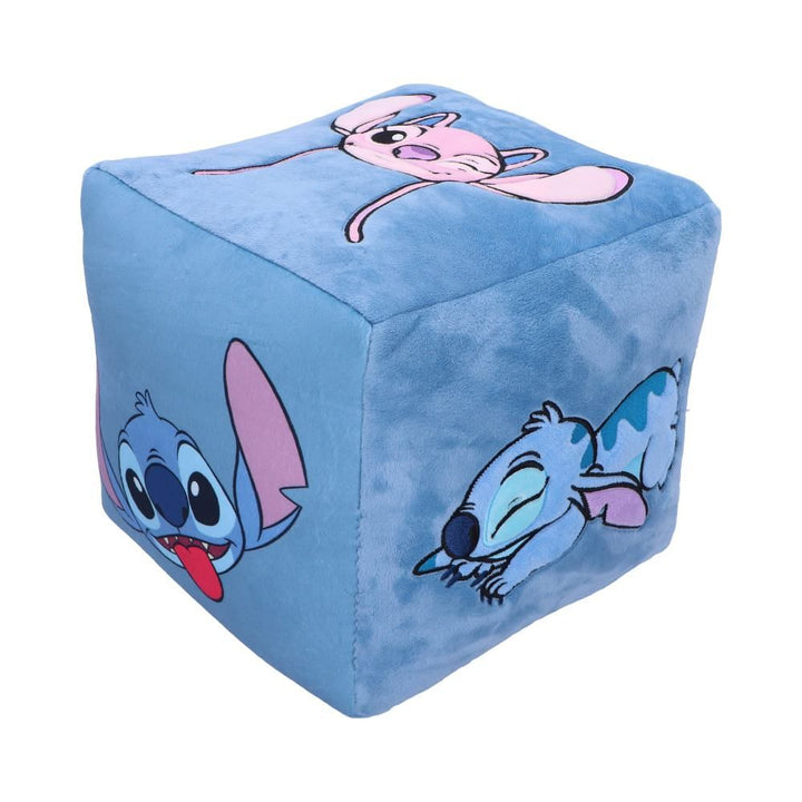 Stitch and Angel Cube Cushion | Disney