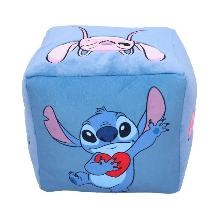 Stitch and Angel Cube Cushion | Disney