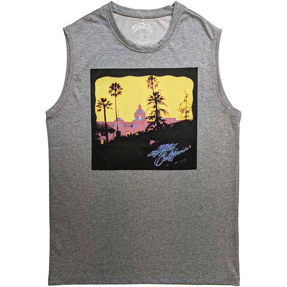 Eagles Unisex Tank T-Shirt: Hotel California (Grey)