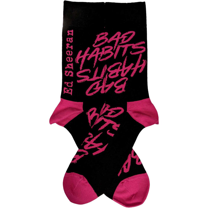 Bad Habits Unisex Ankle Socks (UK Size 7 - 11) | Ed Sheeran