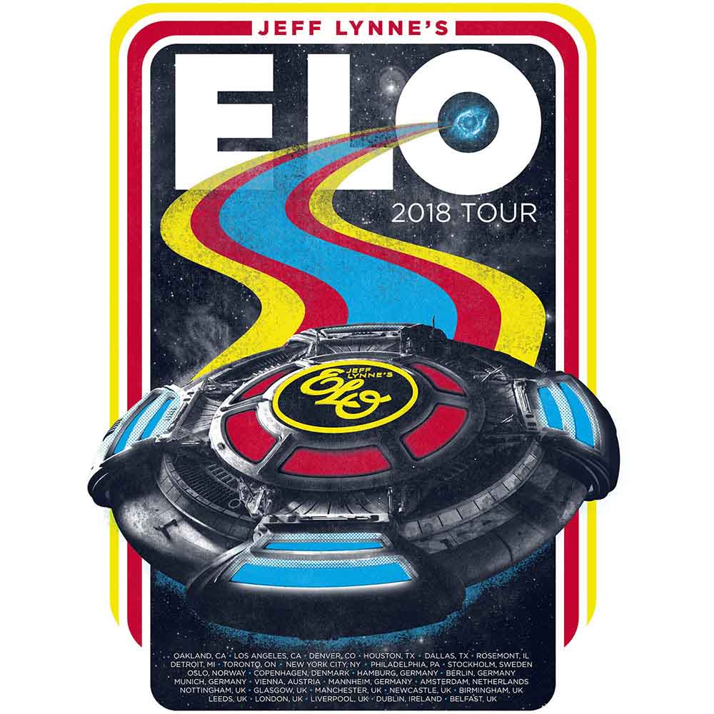 ELO  Poster: 2018 Tour  (Ex-Tour)