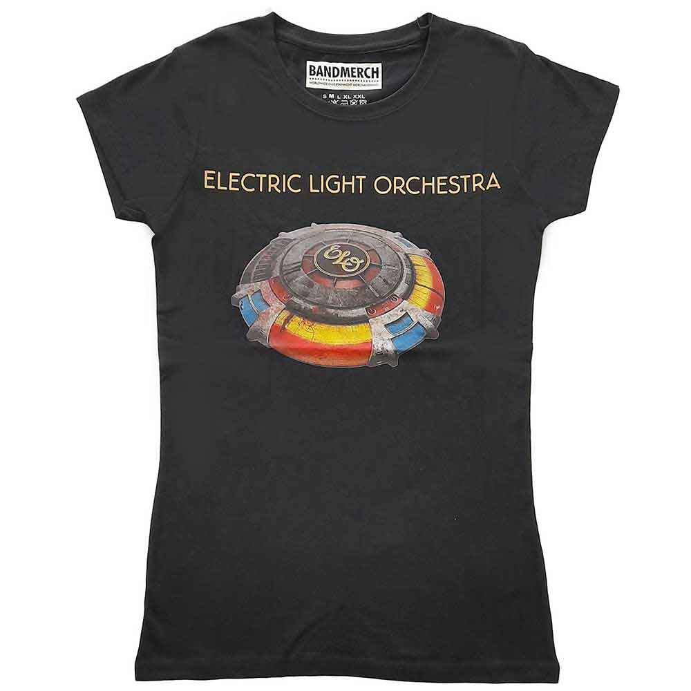 ELO Ladies T-Shirt: Mr Blue Sky (Black)