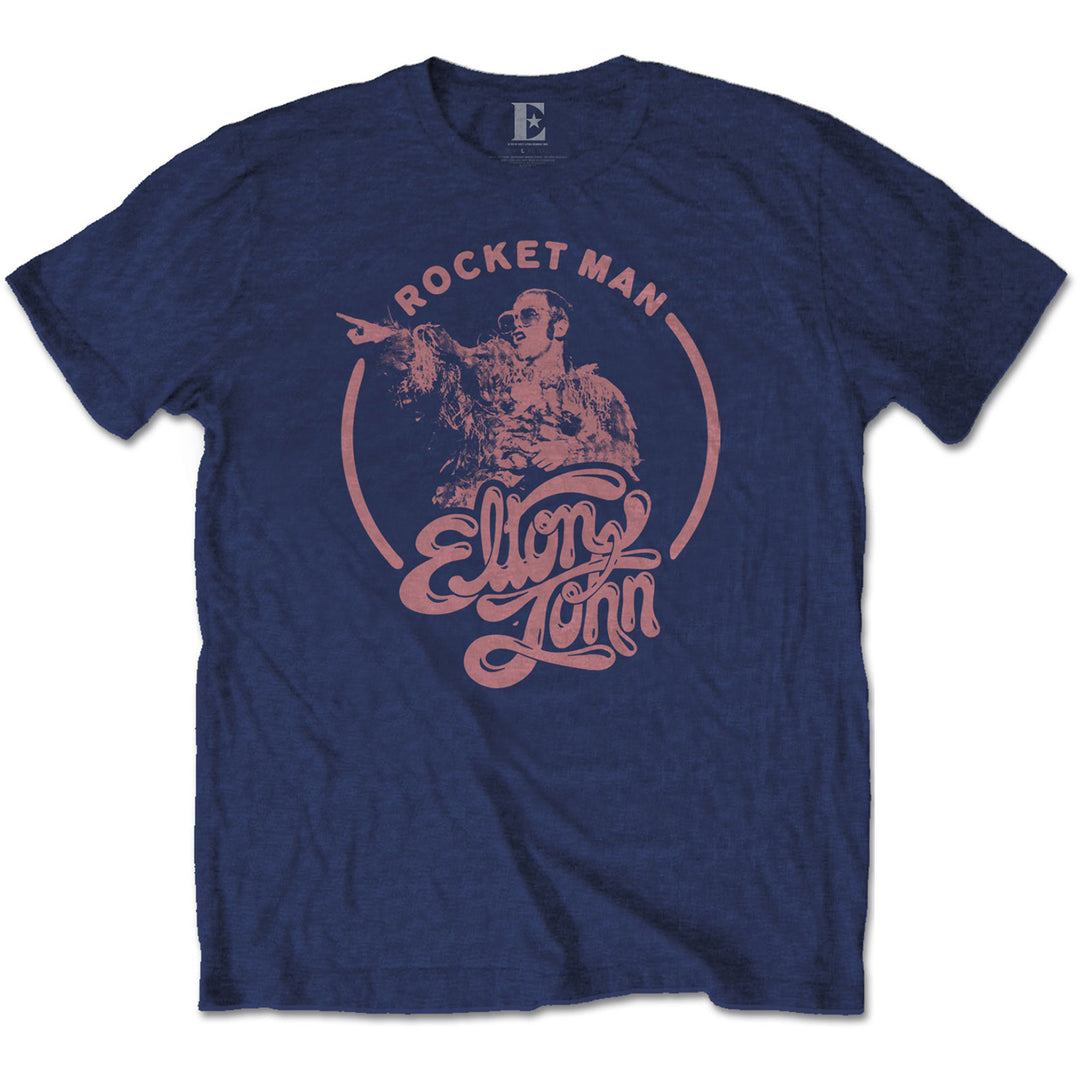 Rocketman Circle Point Unisex T-Shirt | Elton John