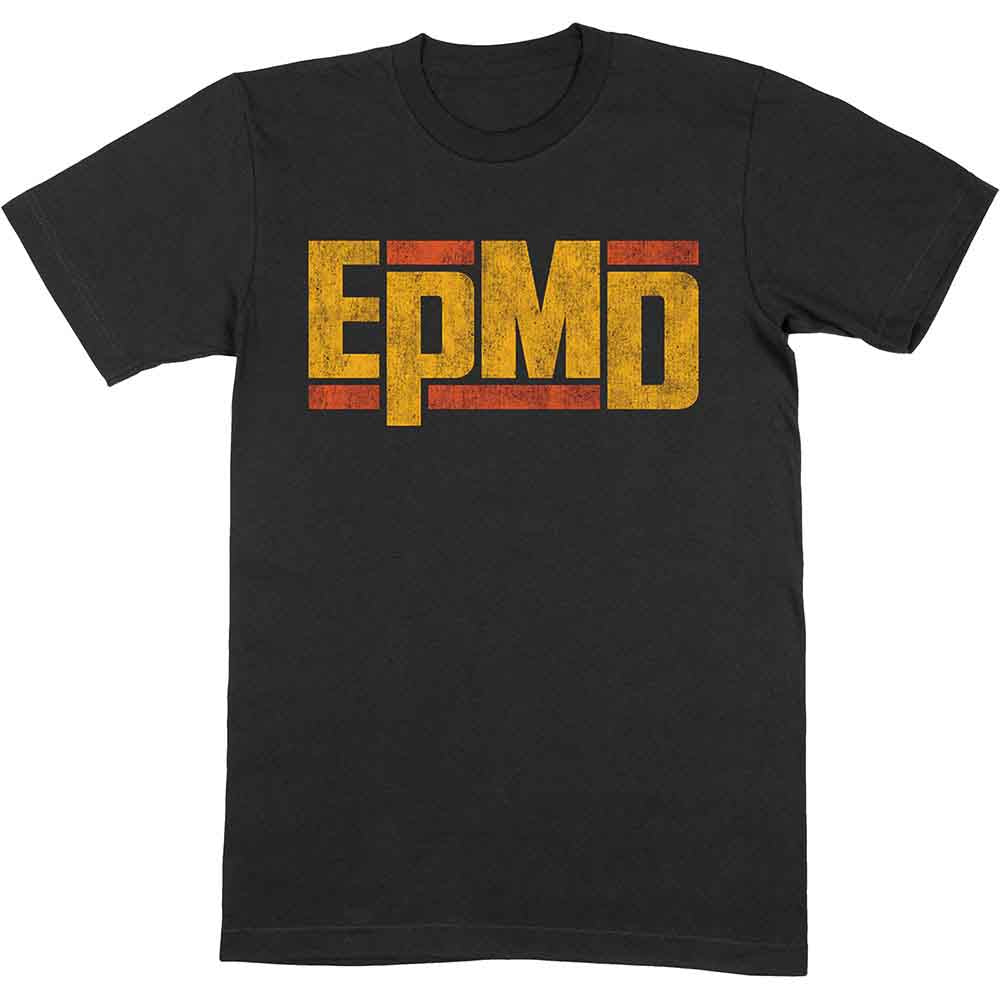 EPMD Unisex T-Shirt: Distressed Classic Logo (Black)