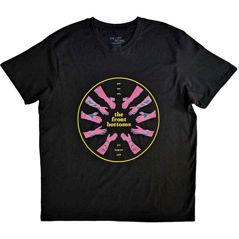 The Front Bottoms Unisex T-Shirt: Circle Hands (Black)