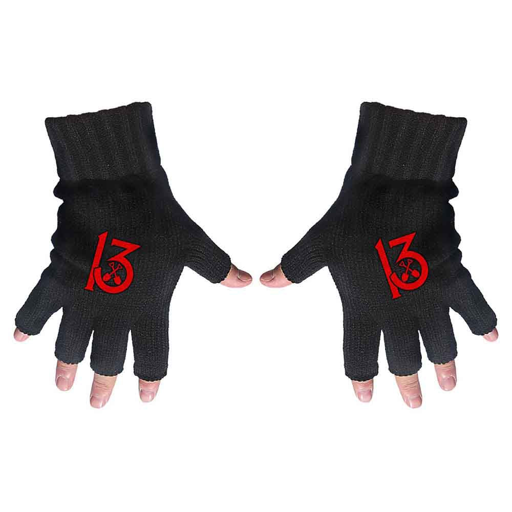 Wednesday 13 Unisex Fingerless Gloves: 13 (Black)