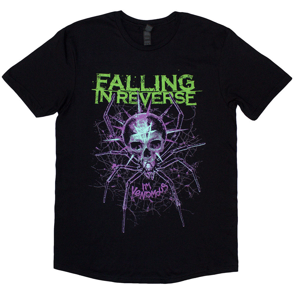 Falling In Reverse Unisex T-Shirt: Spider (Black)