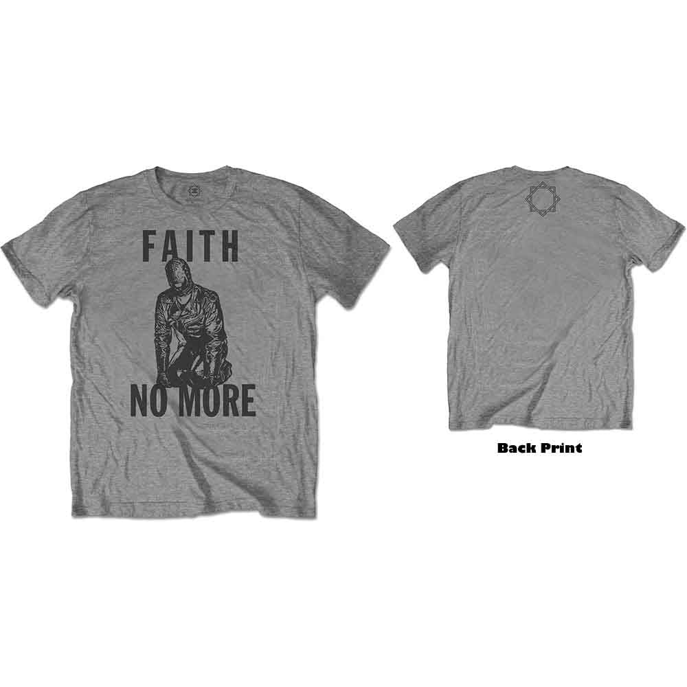 Faith No More Unisex T-Shirt: Gimp (Grey) (Back Print)