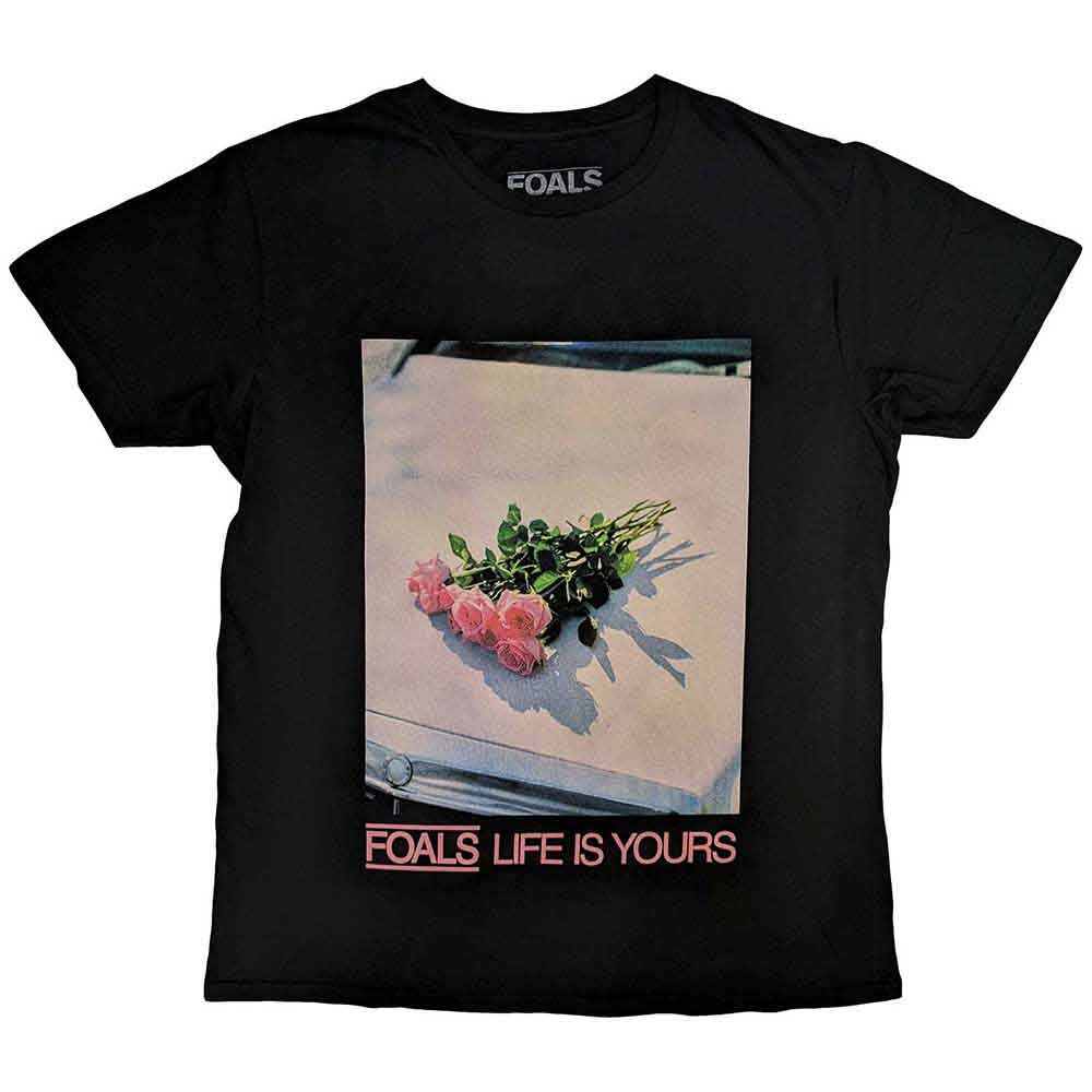 Foals Unisex T-Shirt: Life Is Yours (Black)