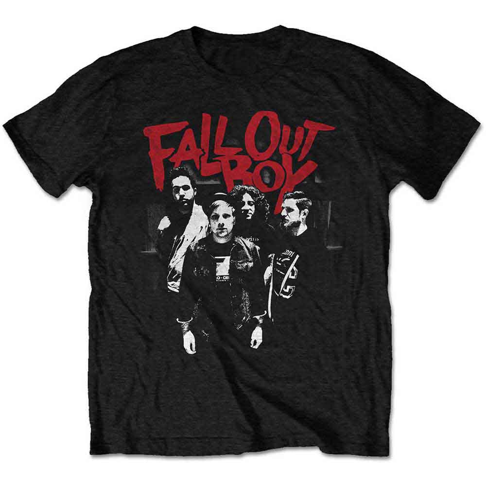 Fall Out Boy Unisex T-Shirt: Punk Scratch (Black)