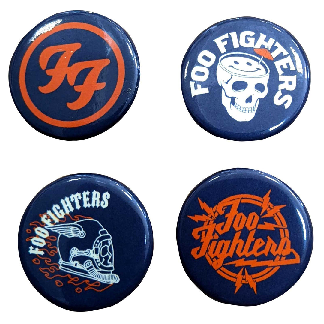 Logos (Ex-Tour) Pin Badge Set | Foo Fighters
