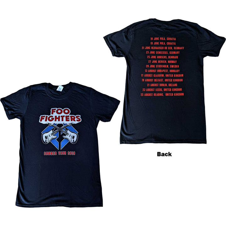 Concrete & Gold 2019 European Tour (Back Print) (Ex-Tour) Unisex T-Shirt | Foo Fighters