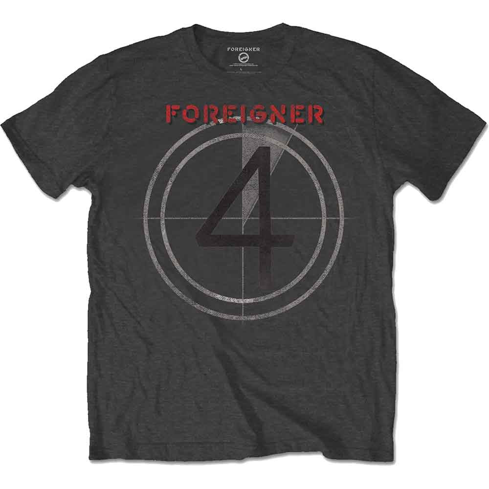 Foreigner Unisex T-Shirt: 4 (Charcoal Grey)