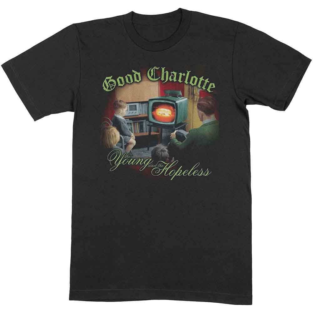 Good Charlotte Unisex T-Shirt: Young & Hopeless (Black)