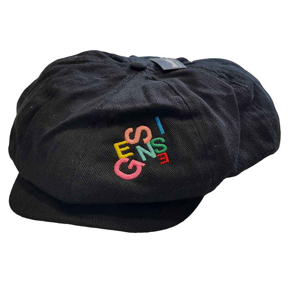 Genesis Unisex Newsboy Cap: Scatter (Black) (Ex-Tour)