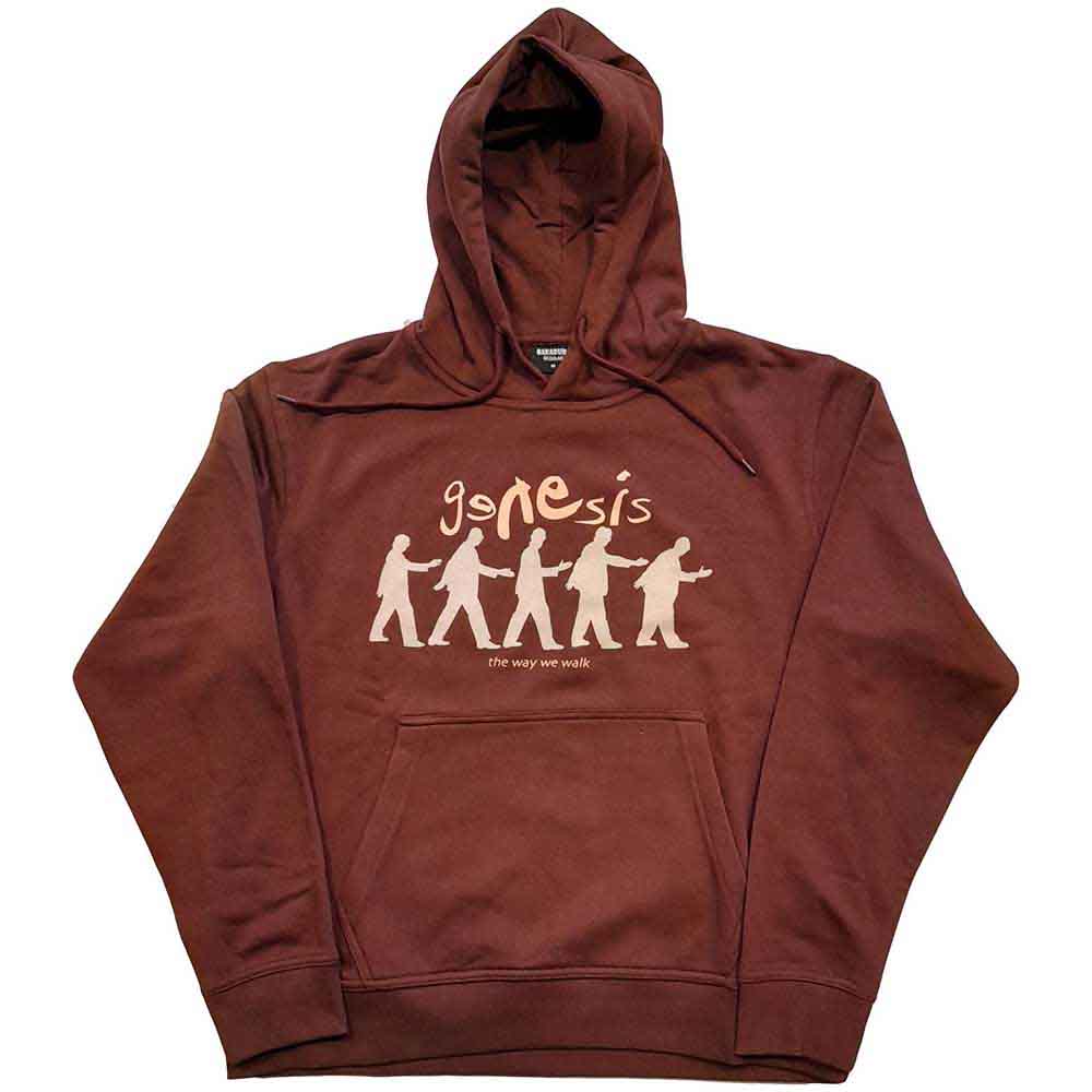 Genesis Unisex Pullover Hoodie: The Way We Walk (Brown)