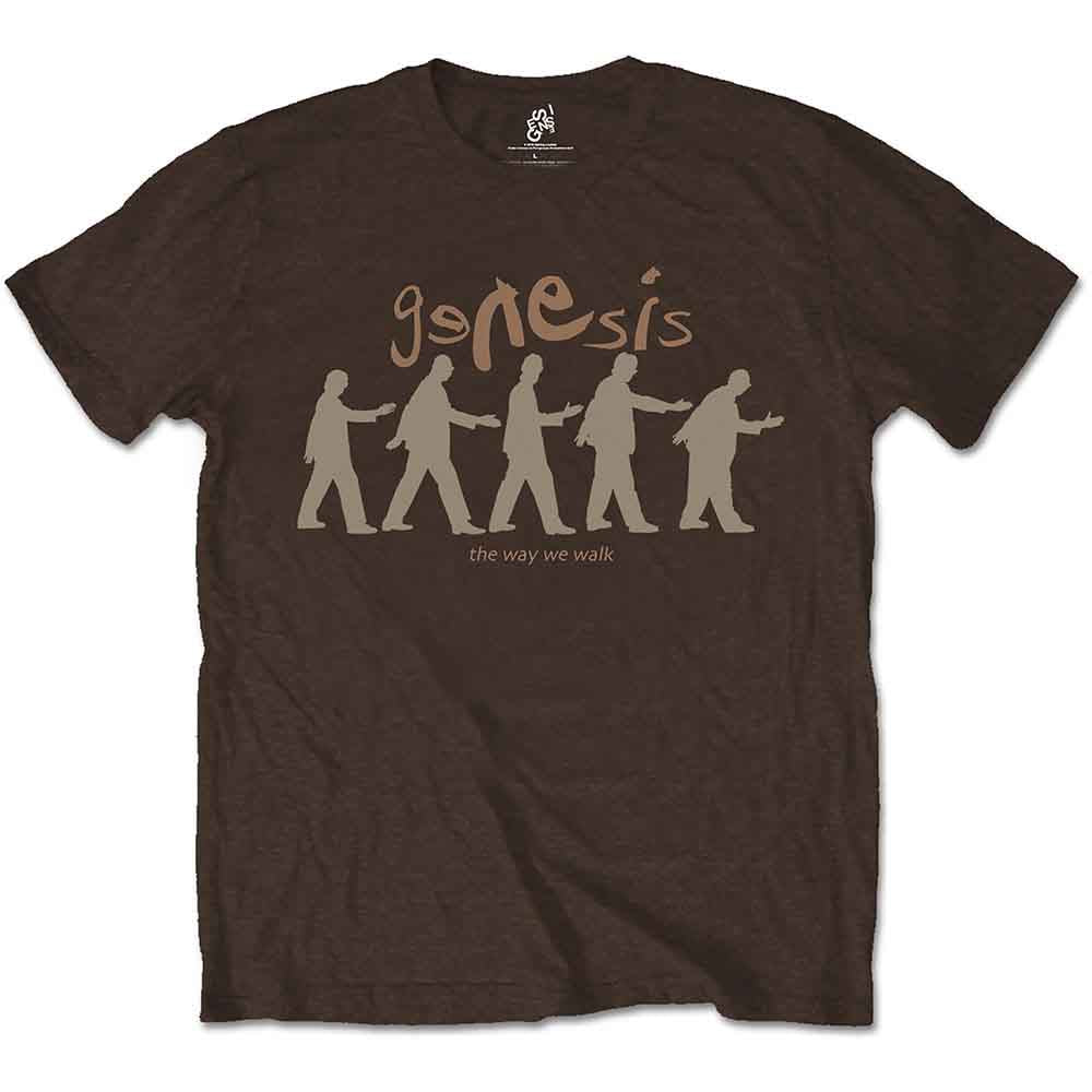 Genesis Unisex T-Shirt: The Way We Walk (Dark Chocolate Brown)