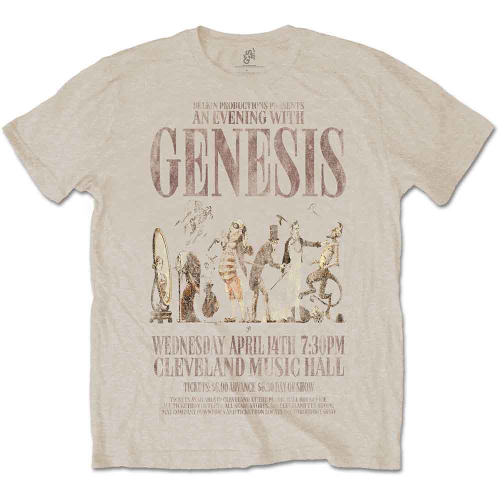 Genesis Unisex T-Shirt: An Evening With (Sand)