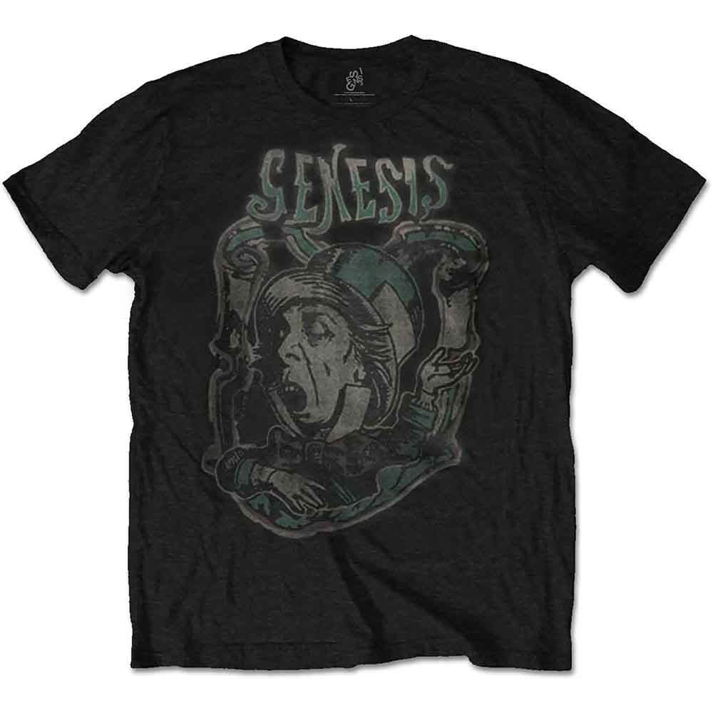 Genesis Unisex T-Shirt: Mad Hatter 2 (Black)